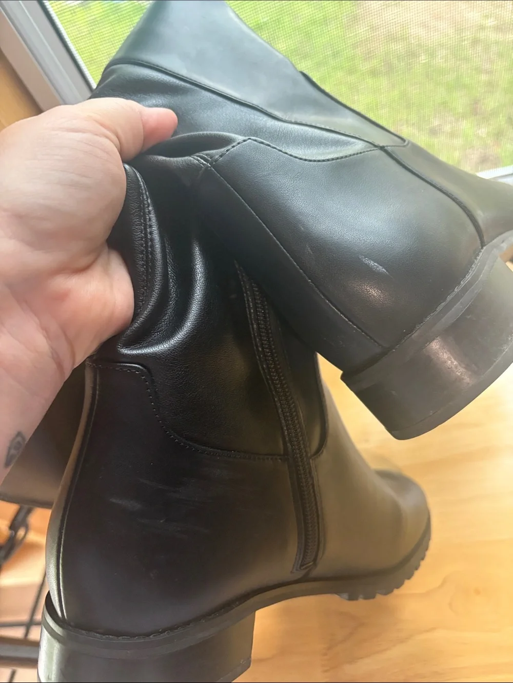 Michael Kors Black Over-the-Knee Riding Boots - 8